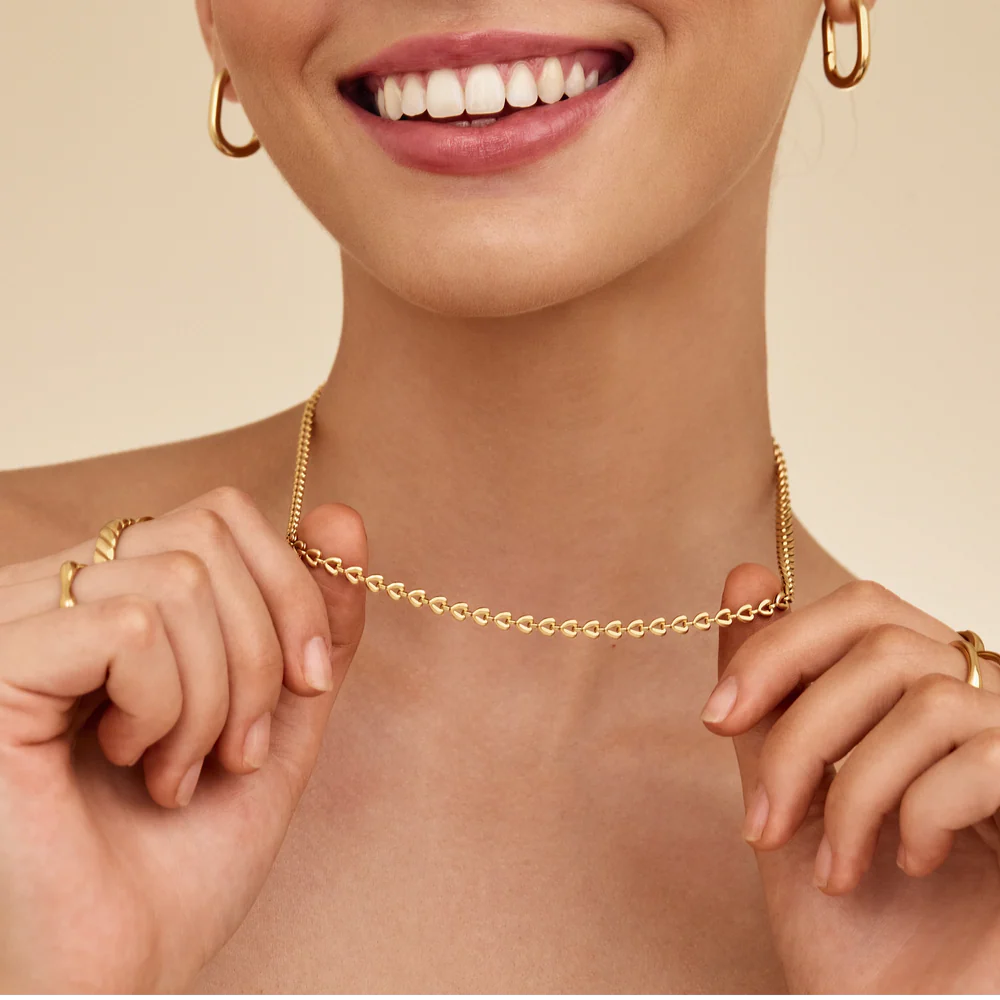 Heart Link Necklace